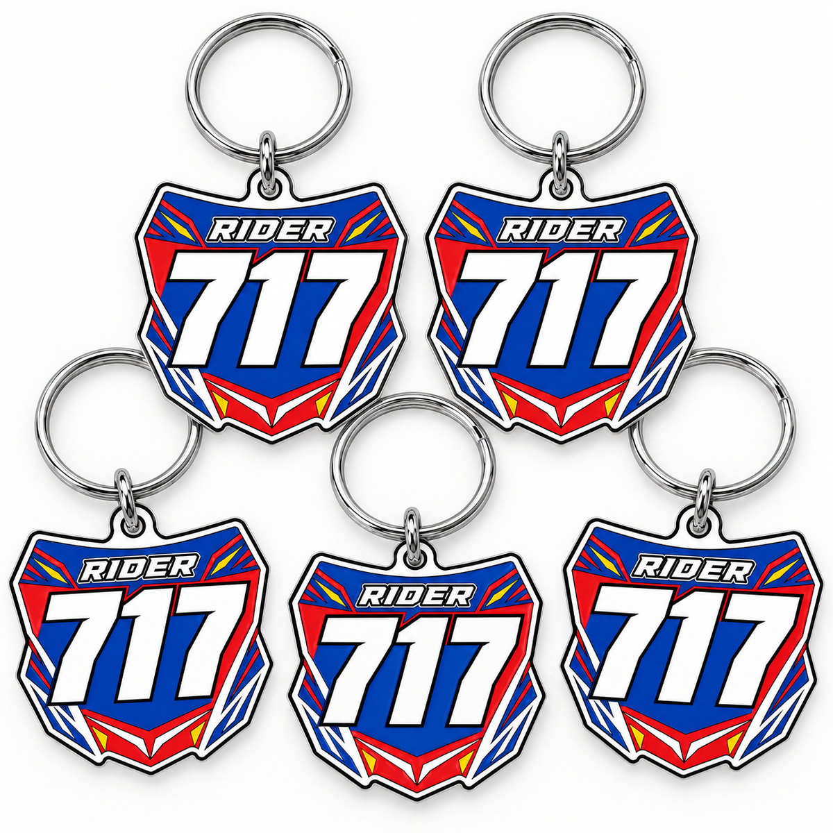 Custom Number Plate Keychain