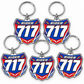 Custom Number Plate Keychain
