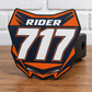 Custom Number Plate Hitch Covers