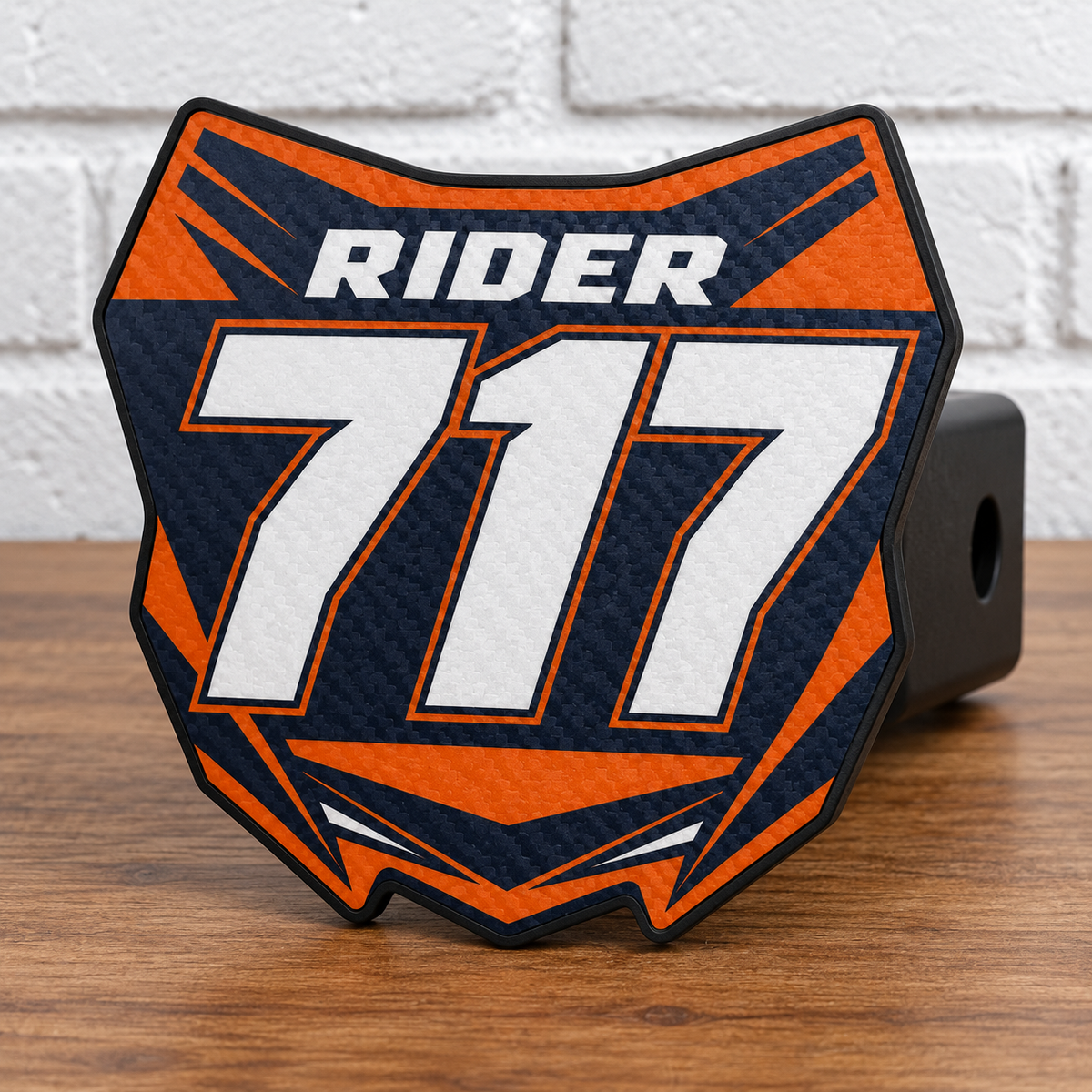 Custom Number Plate Hitch Covers