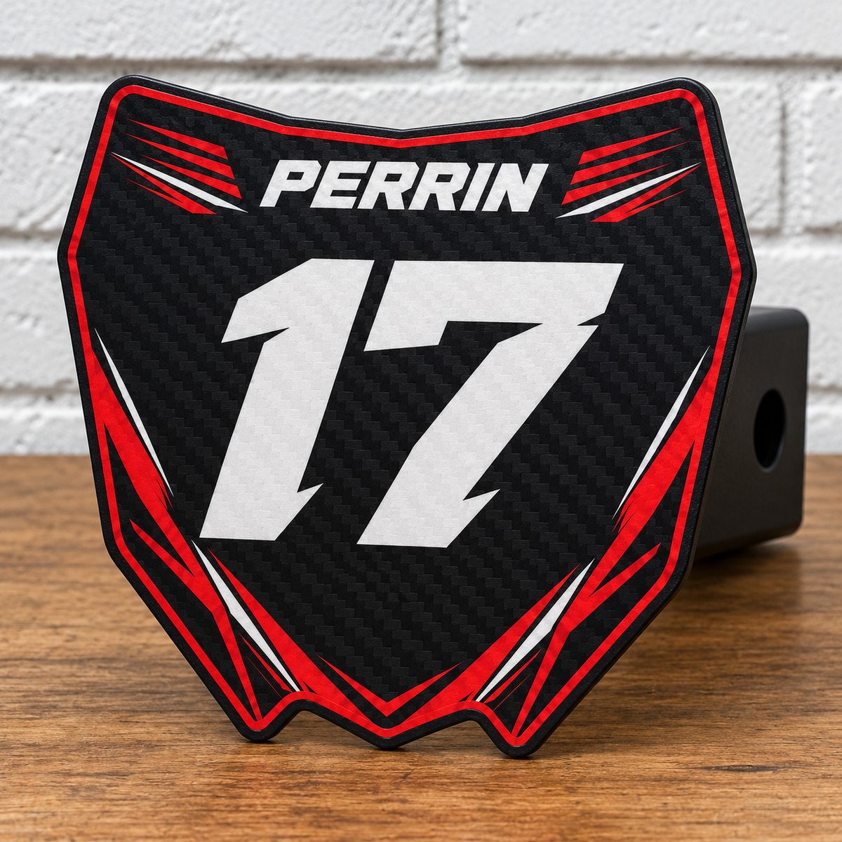 Custom Number Plate Hitch Covers