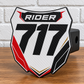 Custom Number Plate Hitch Covers