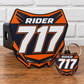 Custom Number Plate Hitch Covers