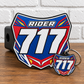 Custom Number Plate Hitch Covers