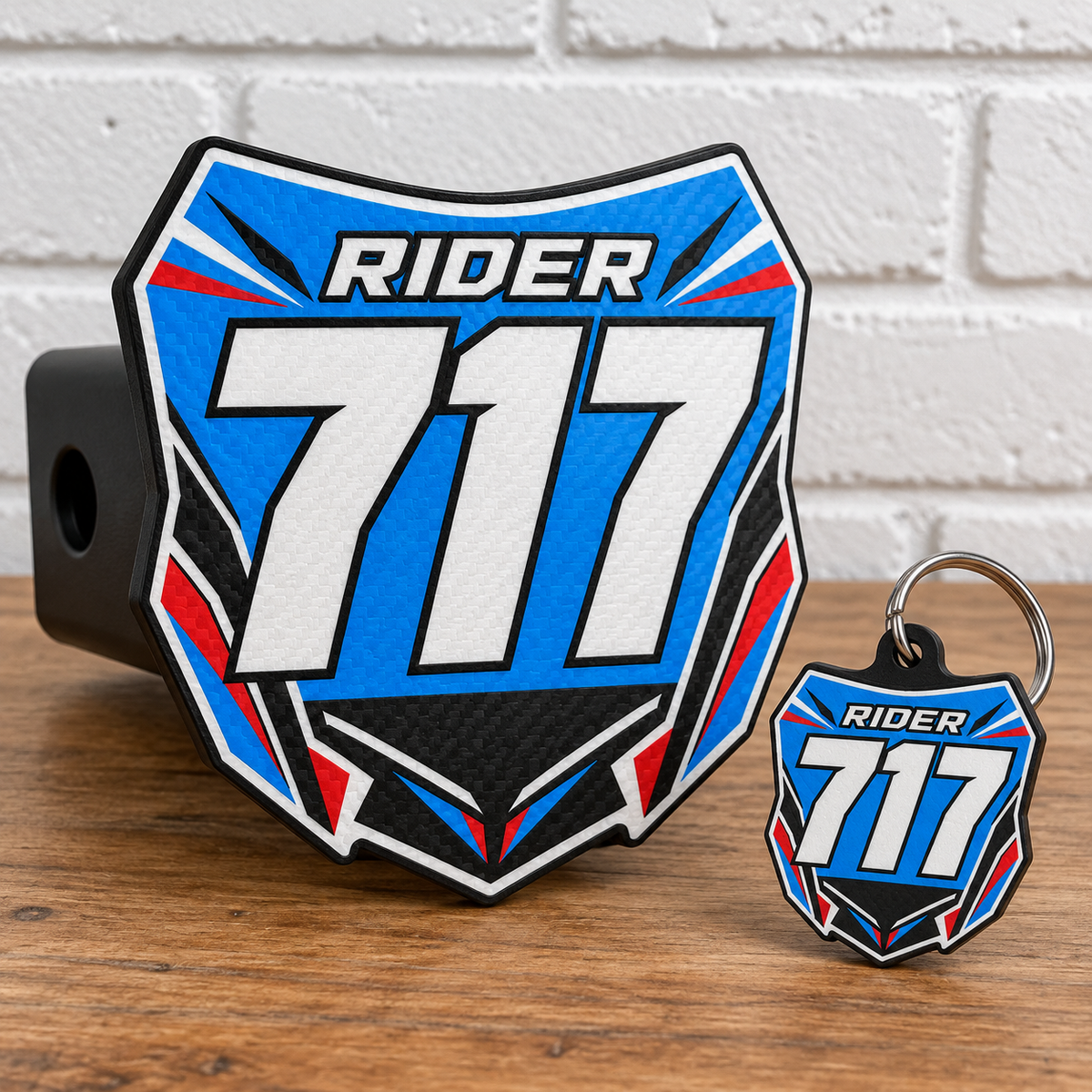 Custom Number Plate Hitch Covers