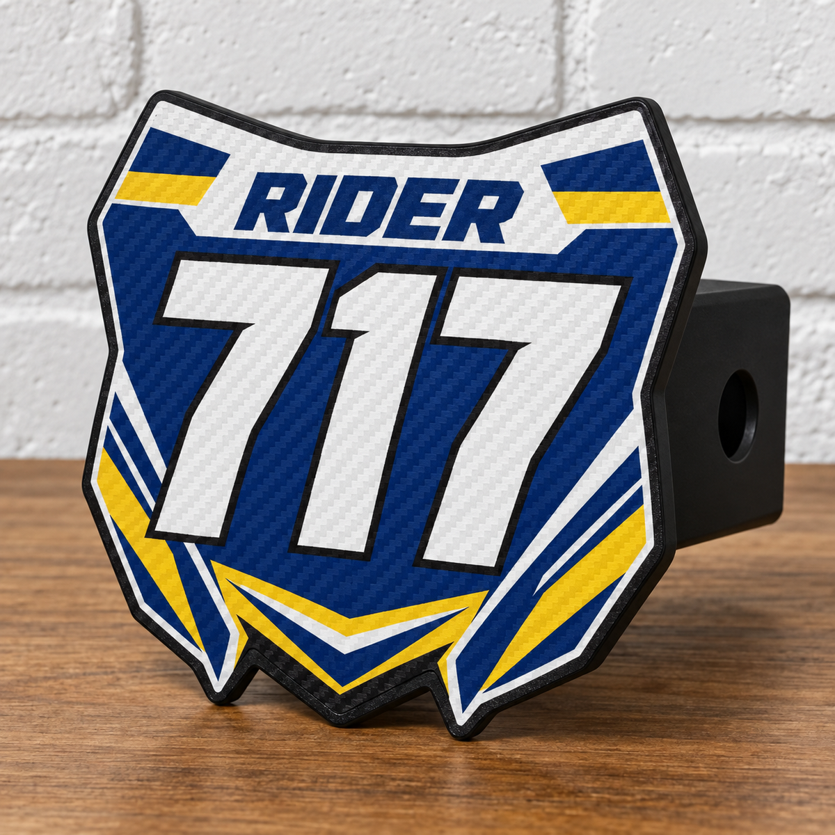 Custom Number Plate Hitch Covers