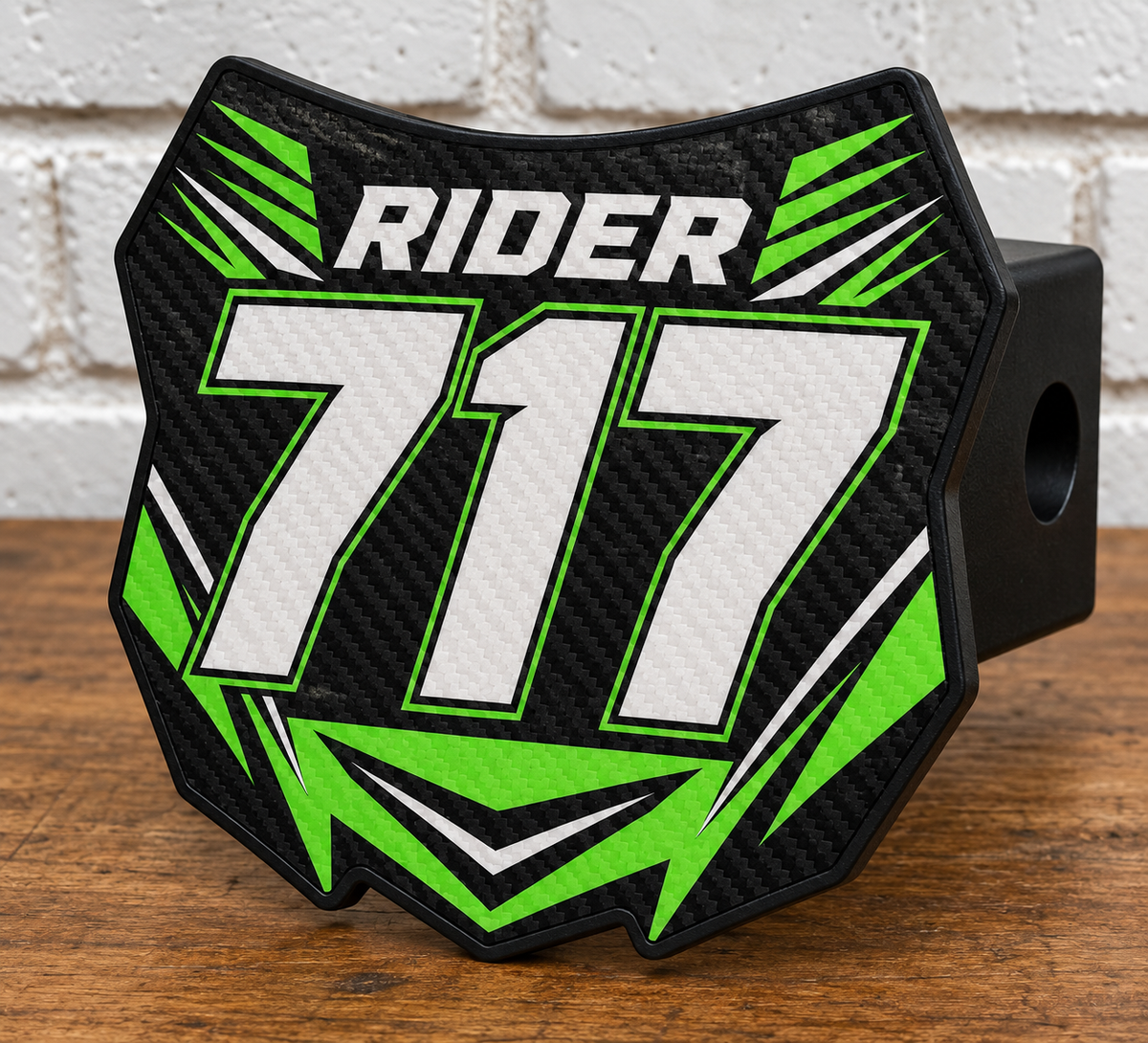 Custom Number Plate Hitch Covers
