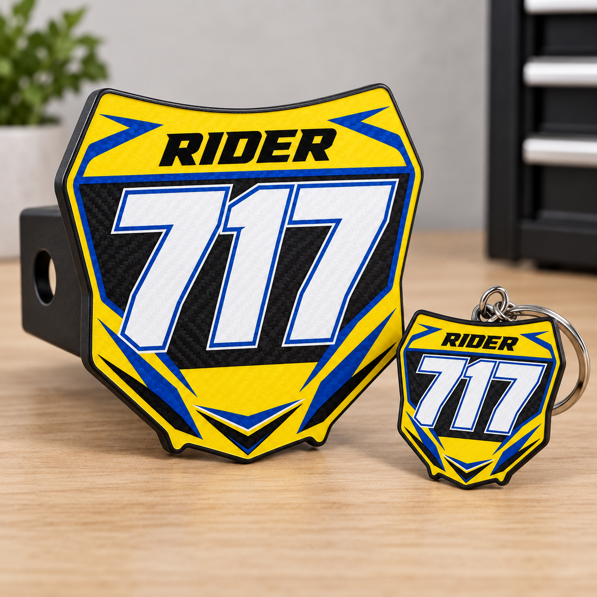 Custom Number Plate Hitch Covers