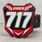 Custom Number Plate Hitch Covers