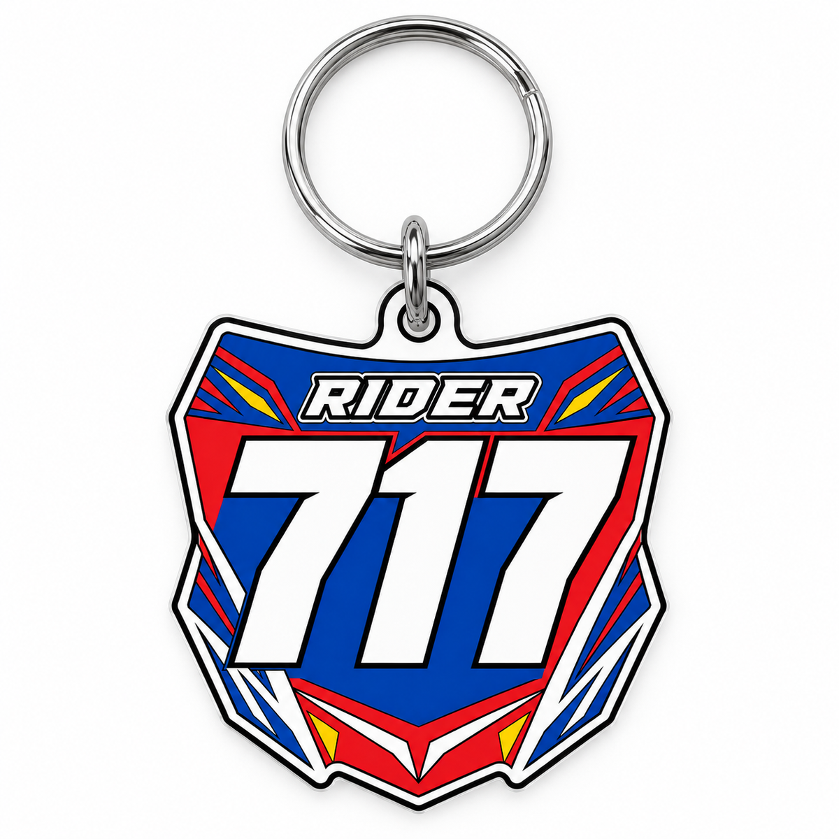 Custom Number Plate Keychain