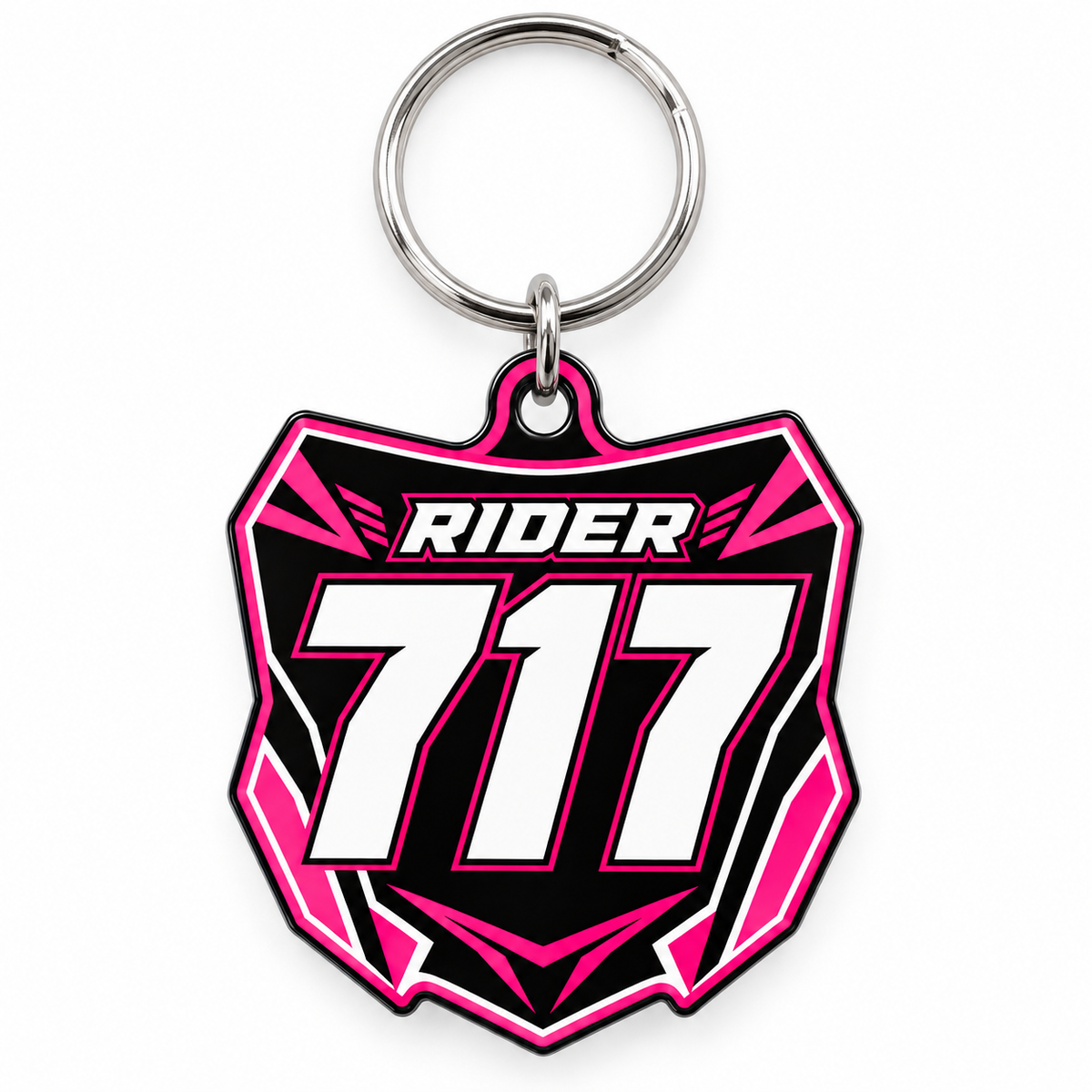 Custom Number Plate Keychain