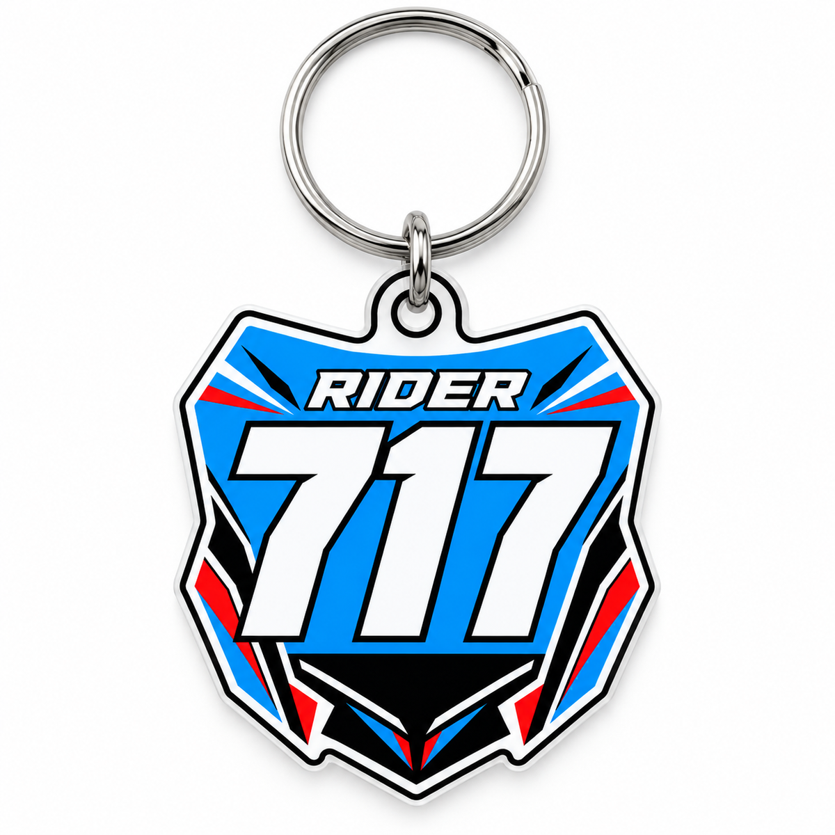 Custom Number Plate Keychain