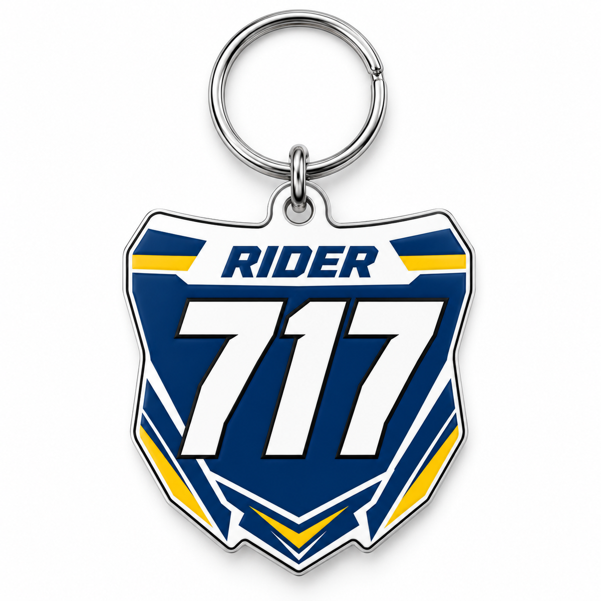Custom Number Plate Keychain