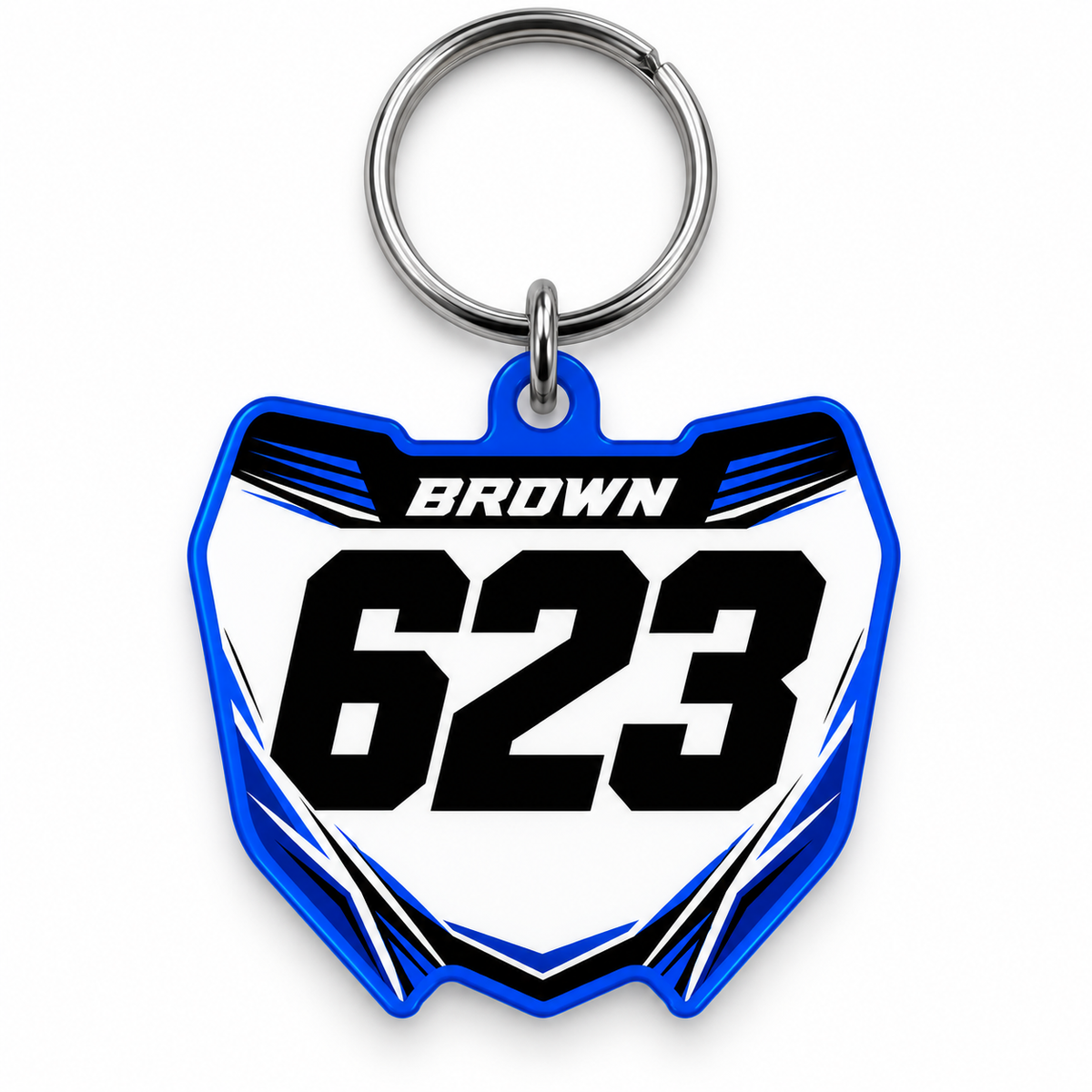 Custom Number Plate Keychain