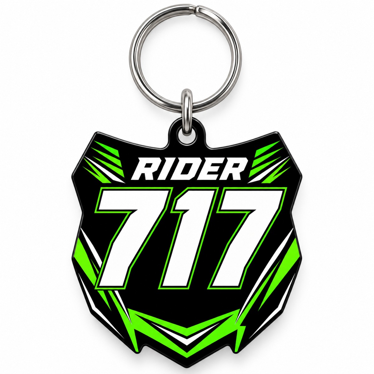 Custom Number Plate Keychain
