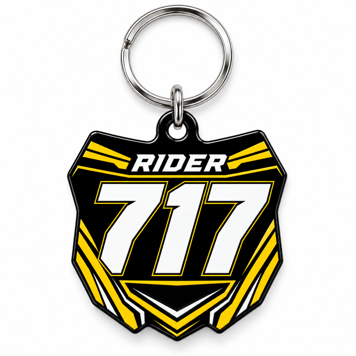 Custom Number Plate Keychain