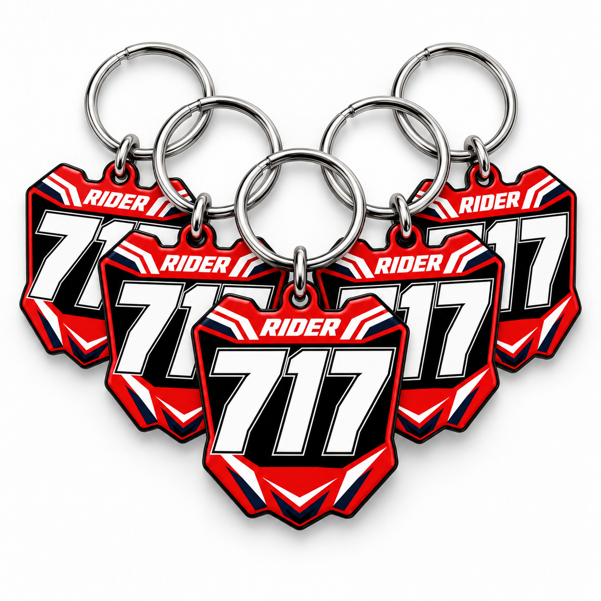 Custom Number Plate Keychain