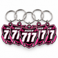 Custom Number Plate Keychain