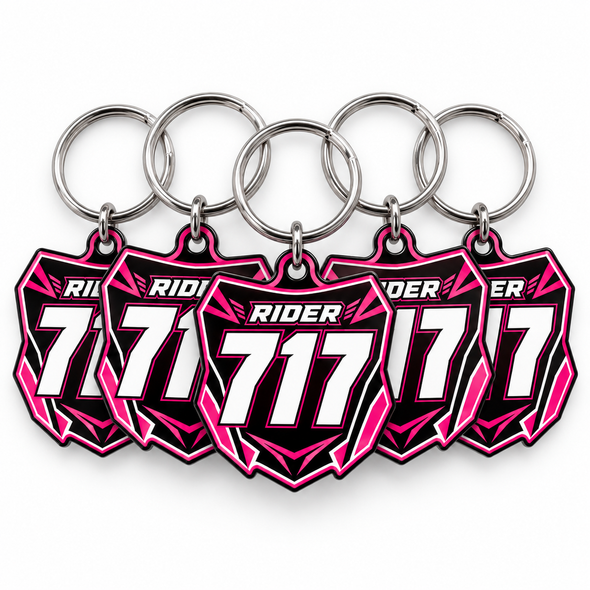 Custom Number Plate Keychain