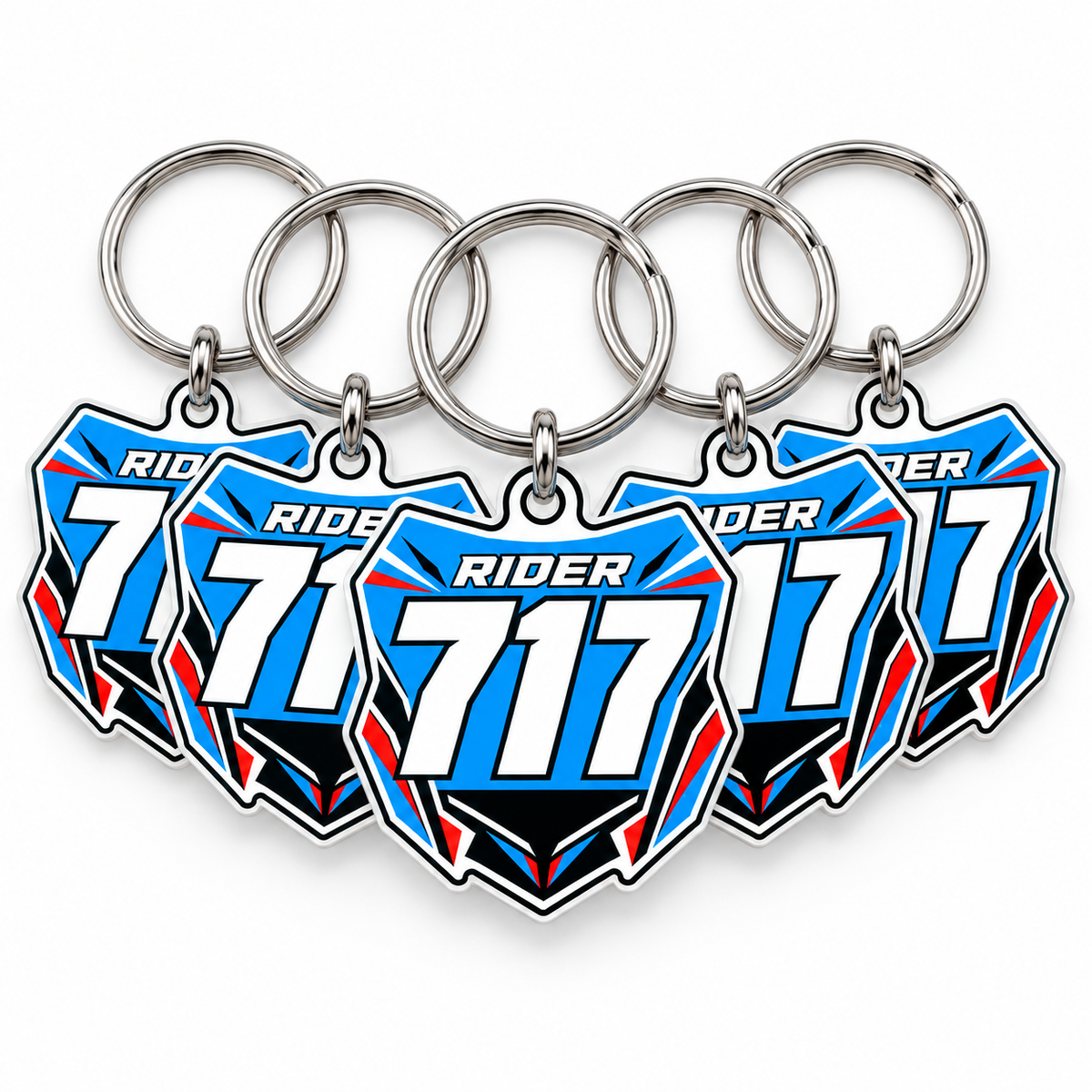 Custom Number Plate Keychain