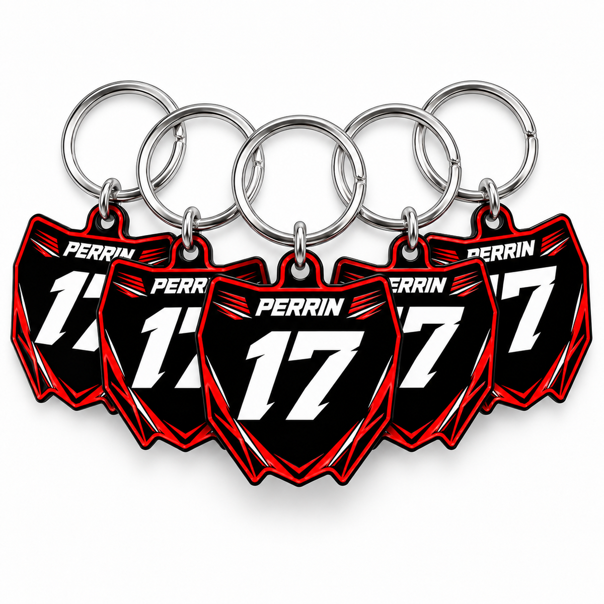 Custom Number Plate Keychain