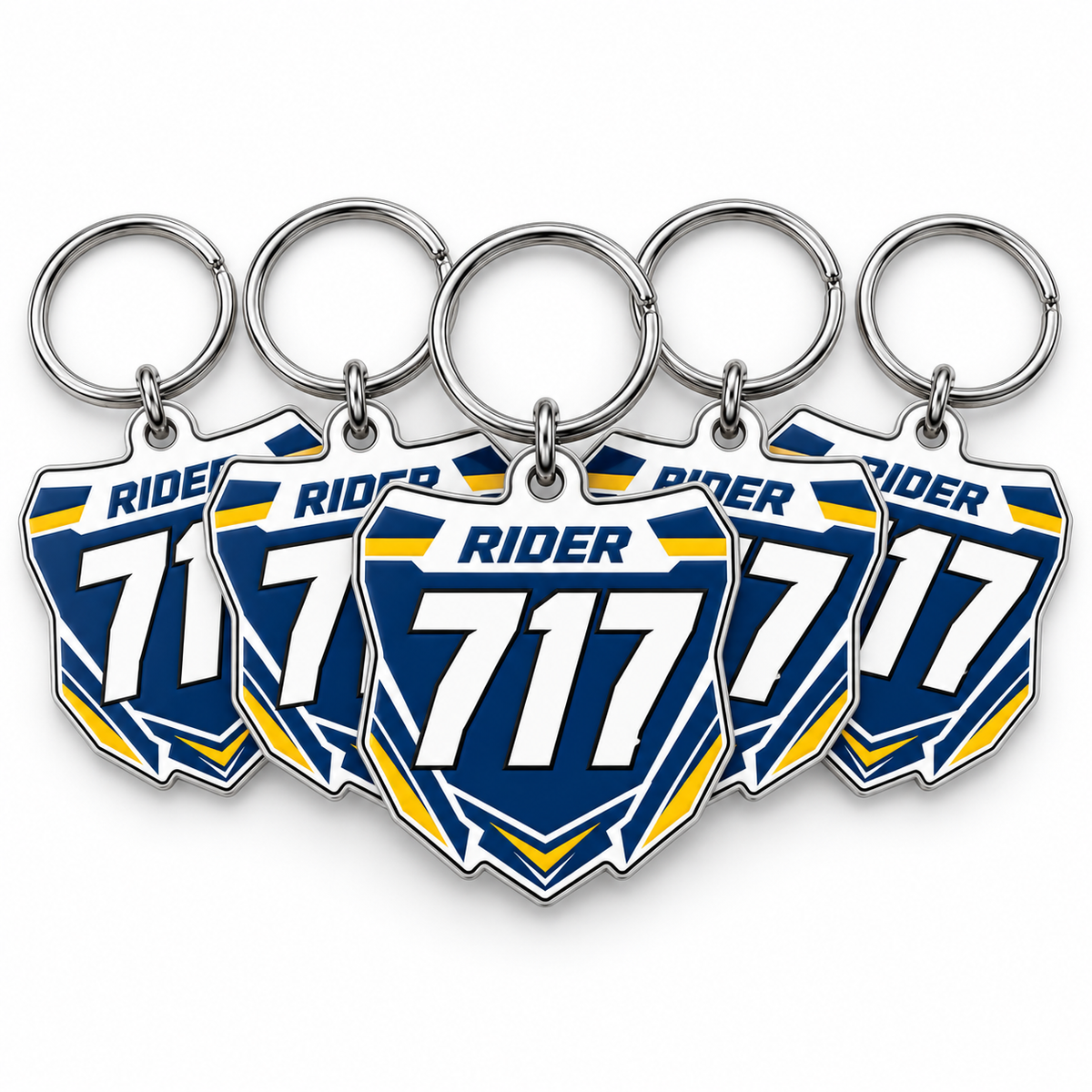 Custom Number Plate Keychain