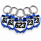 Custom Number Plate Keychain