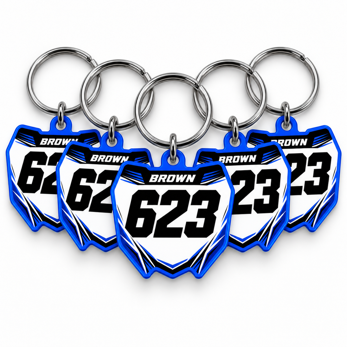 Custom Number Plate Keychain