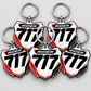 Custom Number Plate Keychain