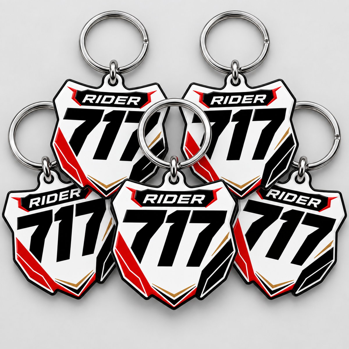 Custom Number Plate Keychain