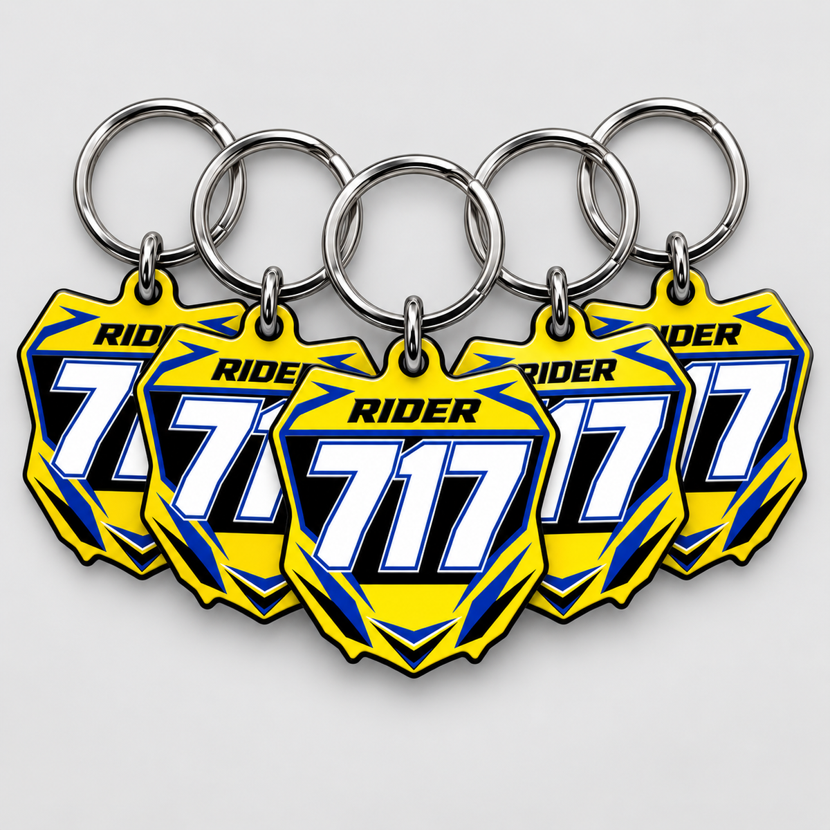 Custom Number Plate Keychain