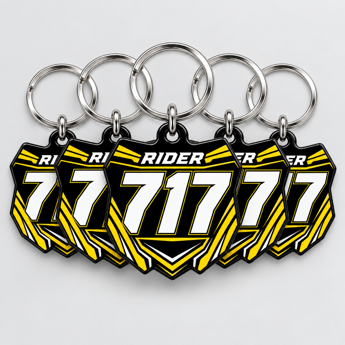 Custom Number Plate Keychain