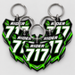 Custom Number Plate Keychain