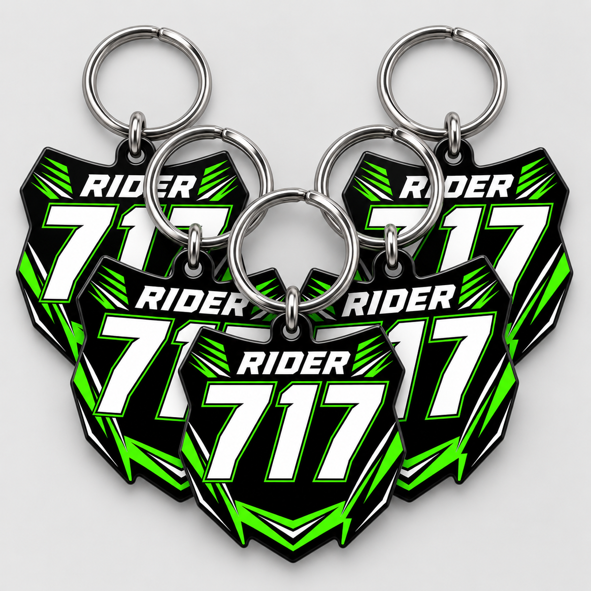 Custom Number Plate Keychain