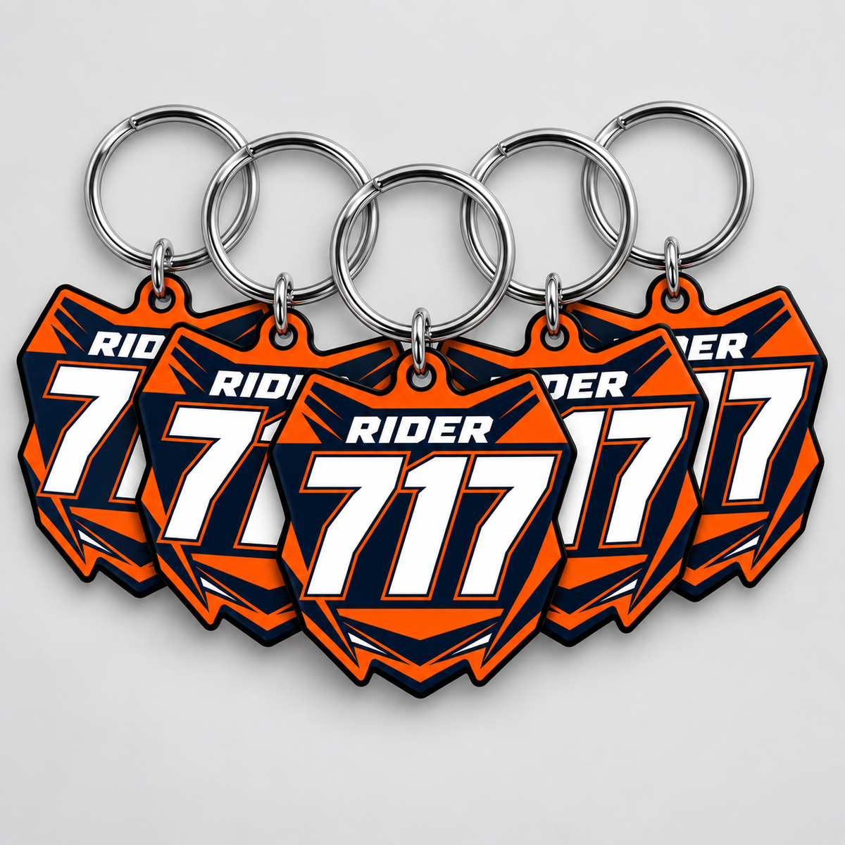 Custom Number Plate Keychain