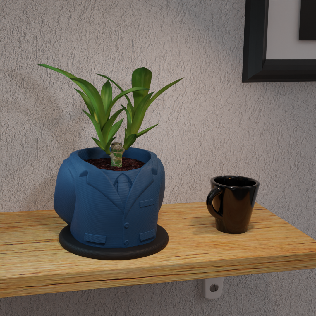 Suit Jacket 5" Plant Pot