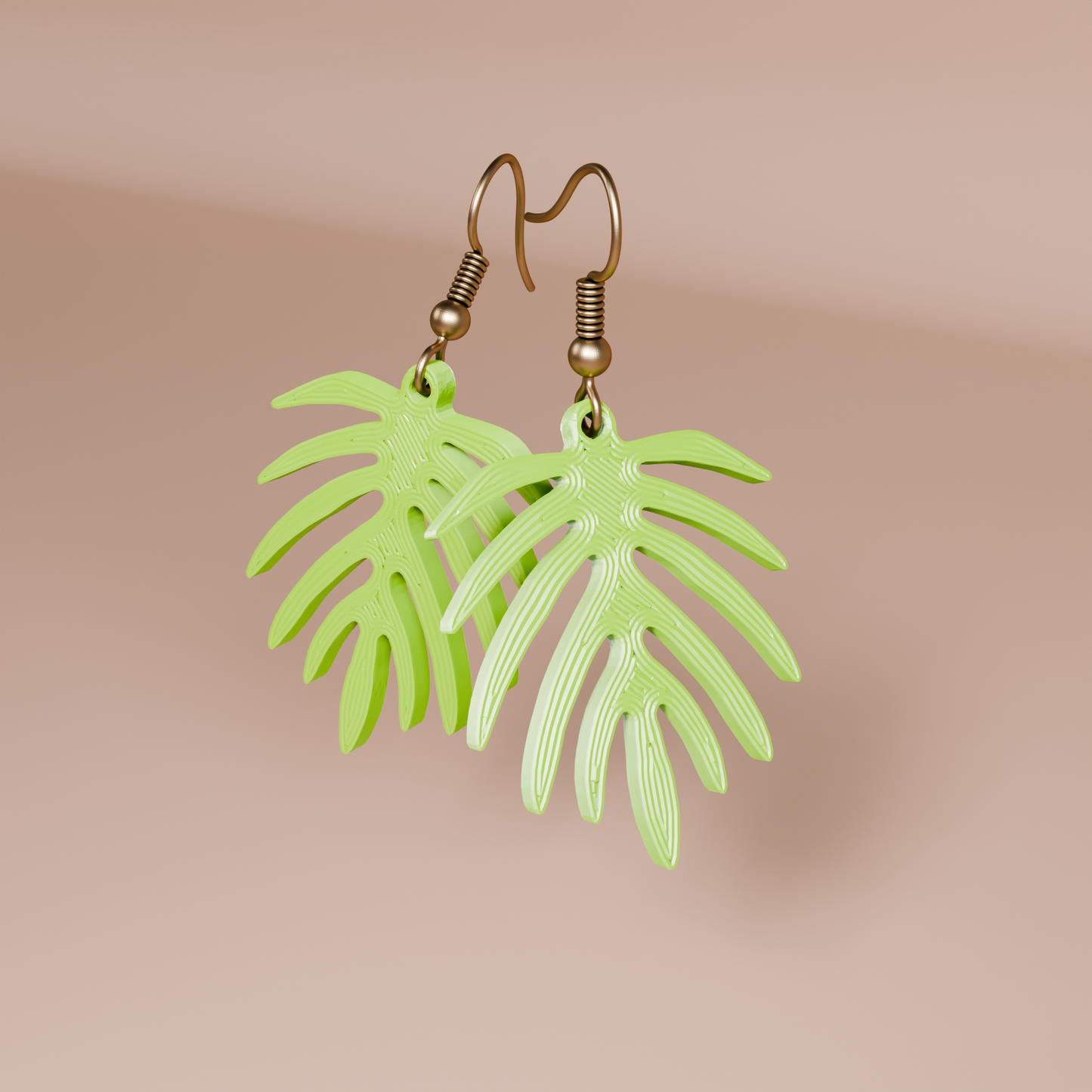 Monstera Earrings