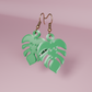 Monstera Earrings