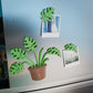 Monstera Fridge Magnets
